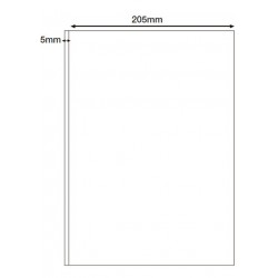 Etiquetas Adhesivas blancas formato folio A4 de 205x297 mm