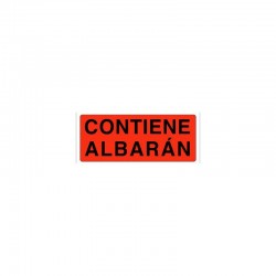Etiqueta "Contiene Albarán"